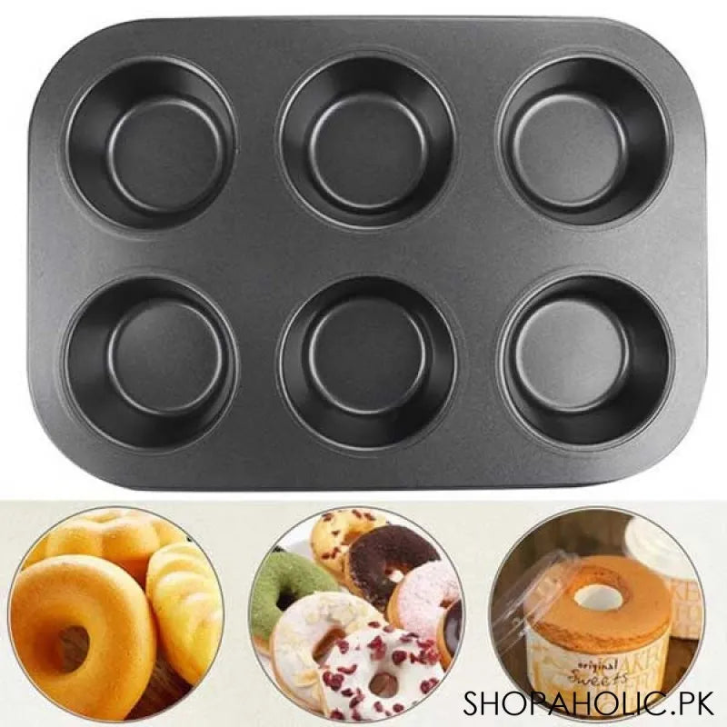 6 cup non stick muffin baking tray image6