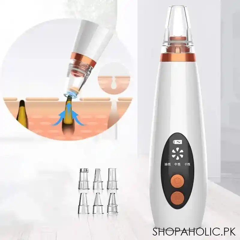 6 in 1 rechargeable blackheads removing device image5