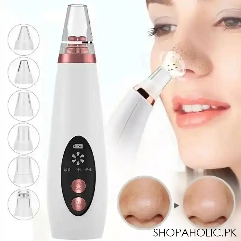 6 in 1 rechargeable blackheads removing device main image