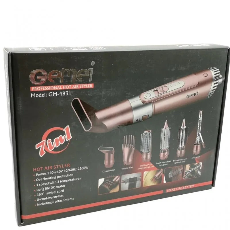 7 in 1 professional hot hair styler image2