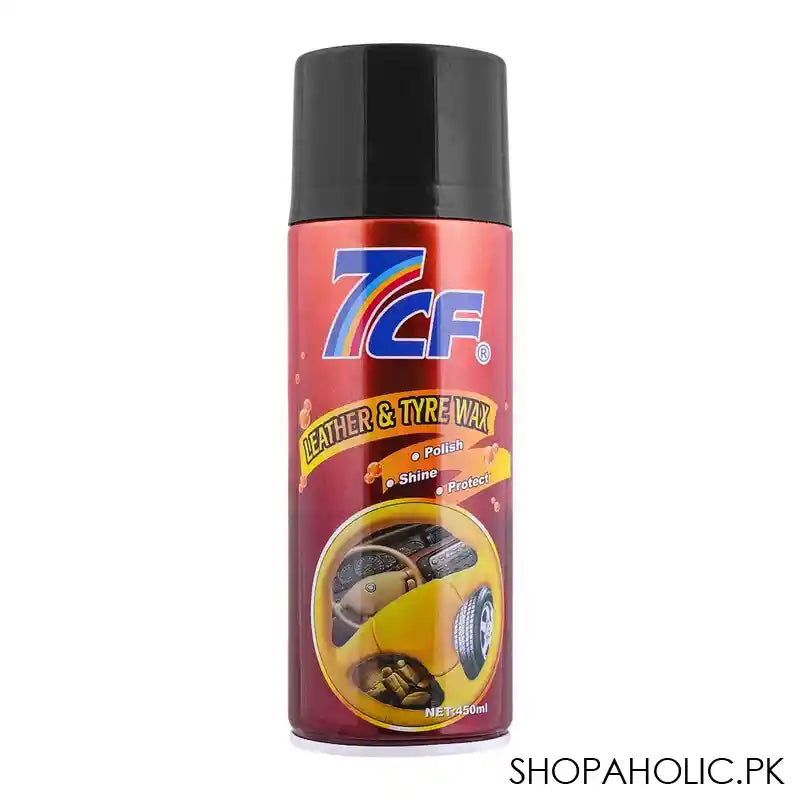 7CF Leather & Tyre Wax, 450ml - Main Image