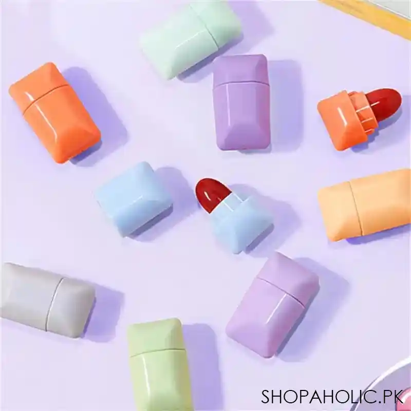 8 colours chewing gum lipstick set image4