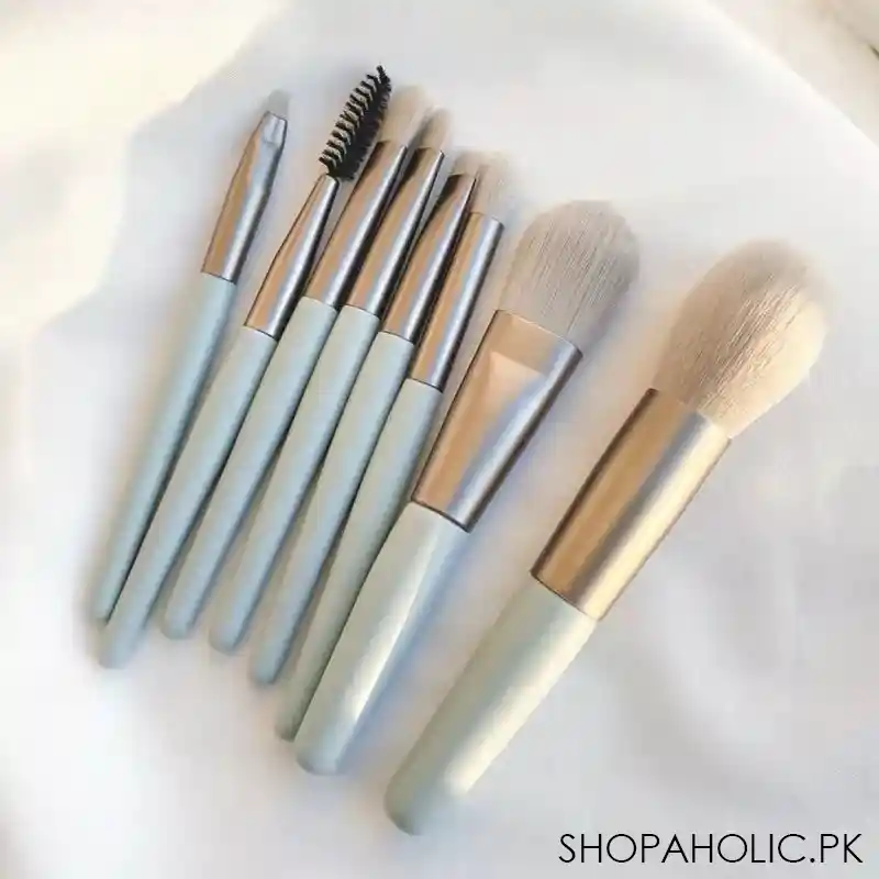 8 pcs mini makeup brush set image2