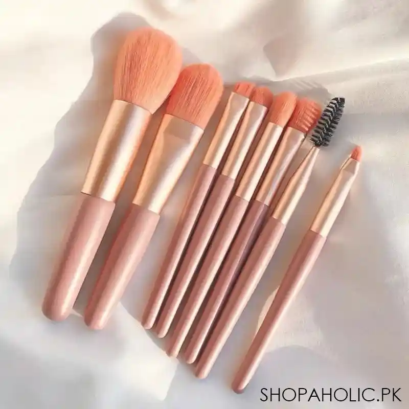 8 pcs mini makeup brush set image4