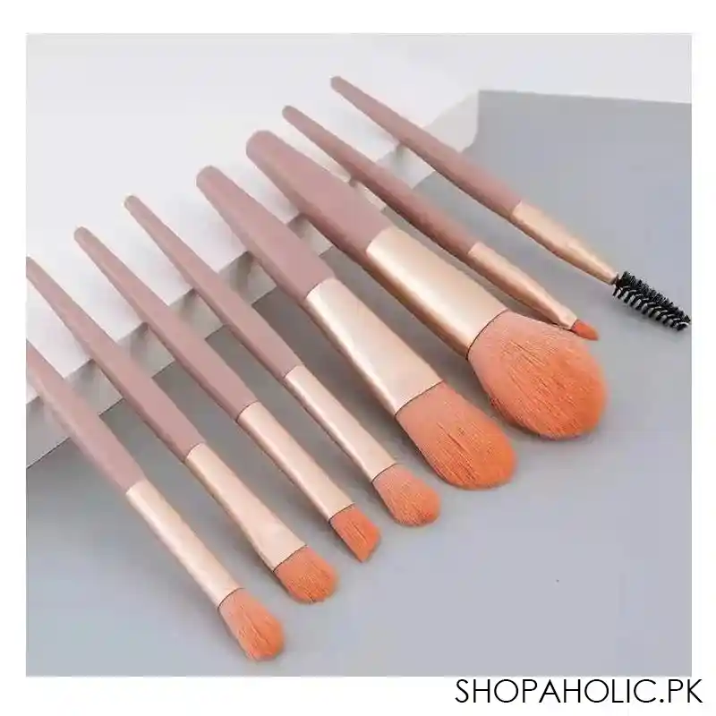 8 pcs mini makeup brush set image5