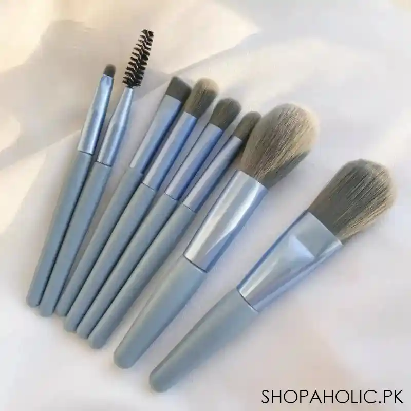 8 pcs mini makeup brush set main image