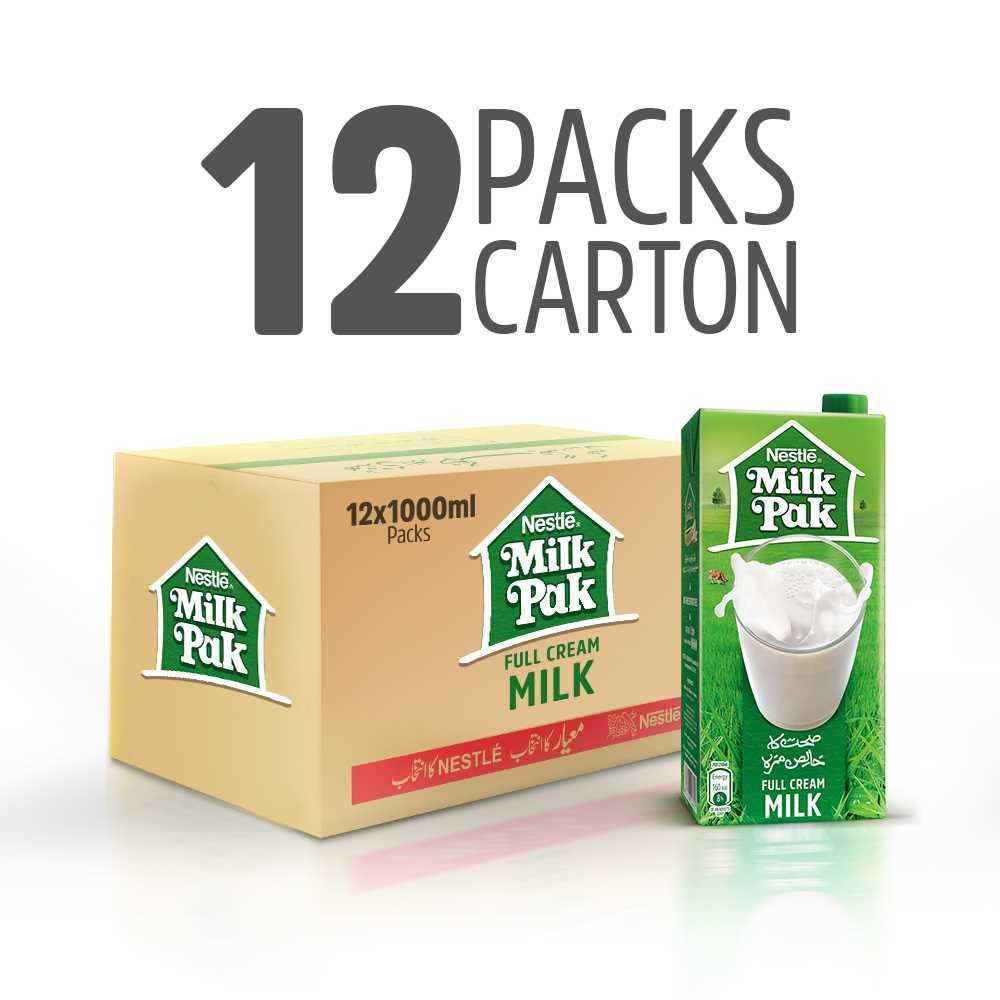 Nestle Milkpak Full Cream Milk, 1000ml, 11+1 Promo Pack, Limited Time Offer - Image 2