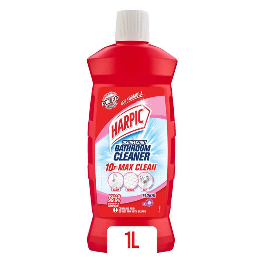 Harpic Disinfectant Bathroom Cleaner, Floral, 1000ml - Main Image