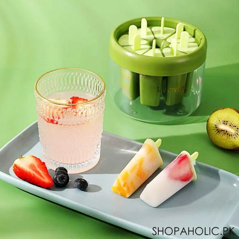 8pcs diy reusable popsicle ice cream molds image5