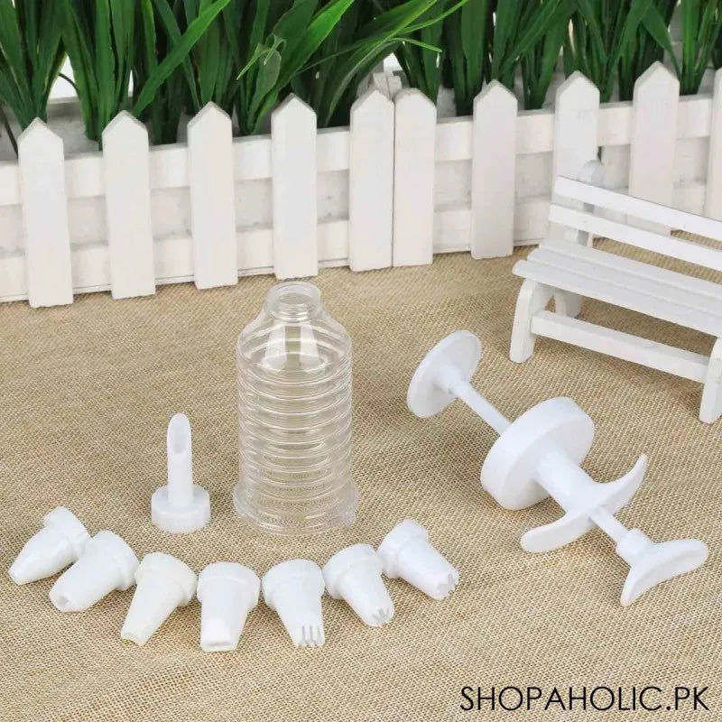 8pcs/pack nozzle cake syringe cupcake decorating icing piping gun set image4