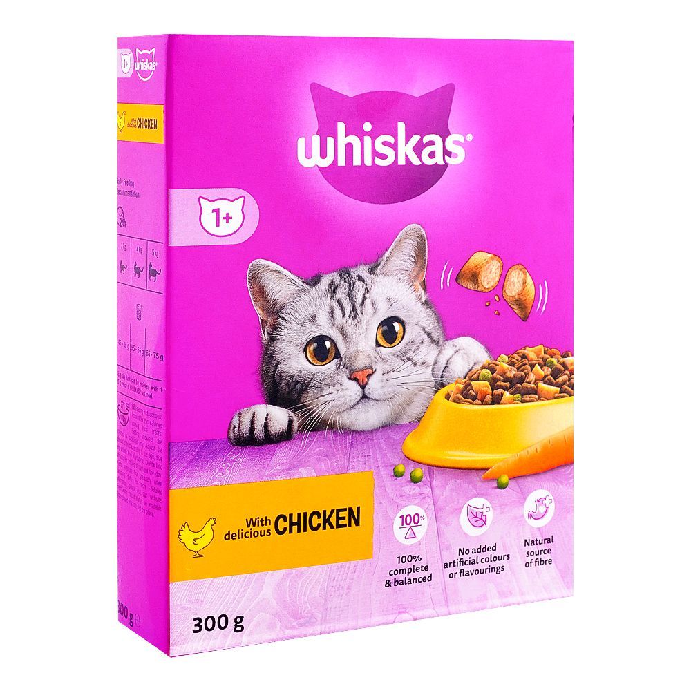 Whiskas 1+ Year Chicken Cat Food, 300g - Main Image