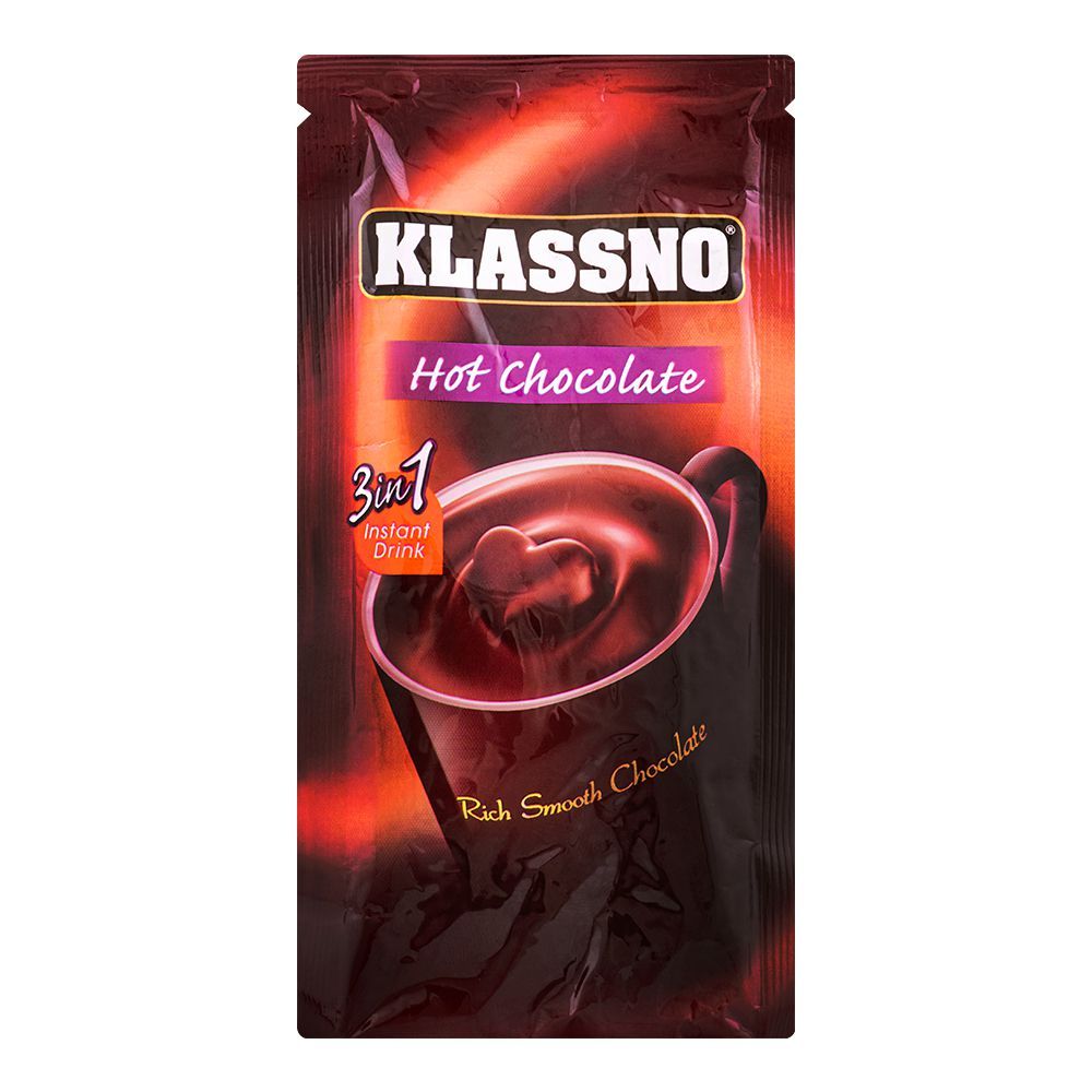 Klassno Hot Chocolate 3-In-1 Instant Drink Sachet, 25g - Main Image