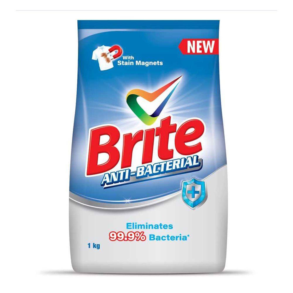 Brite Anti-Bacterial Detergent Powder 1 KG - Image 2