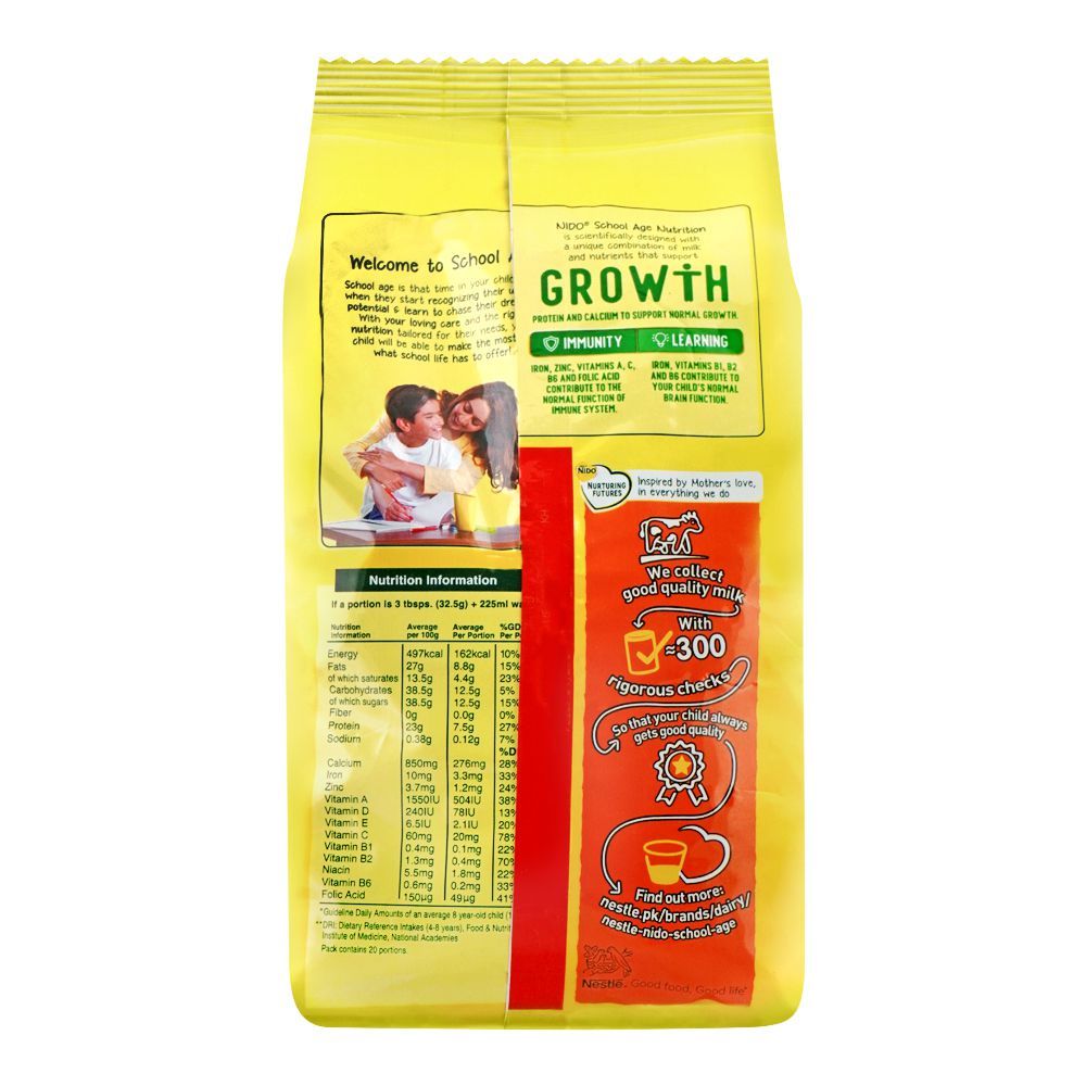 Nestle Nido Fortigrow, 650g, Pouch - Image 2