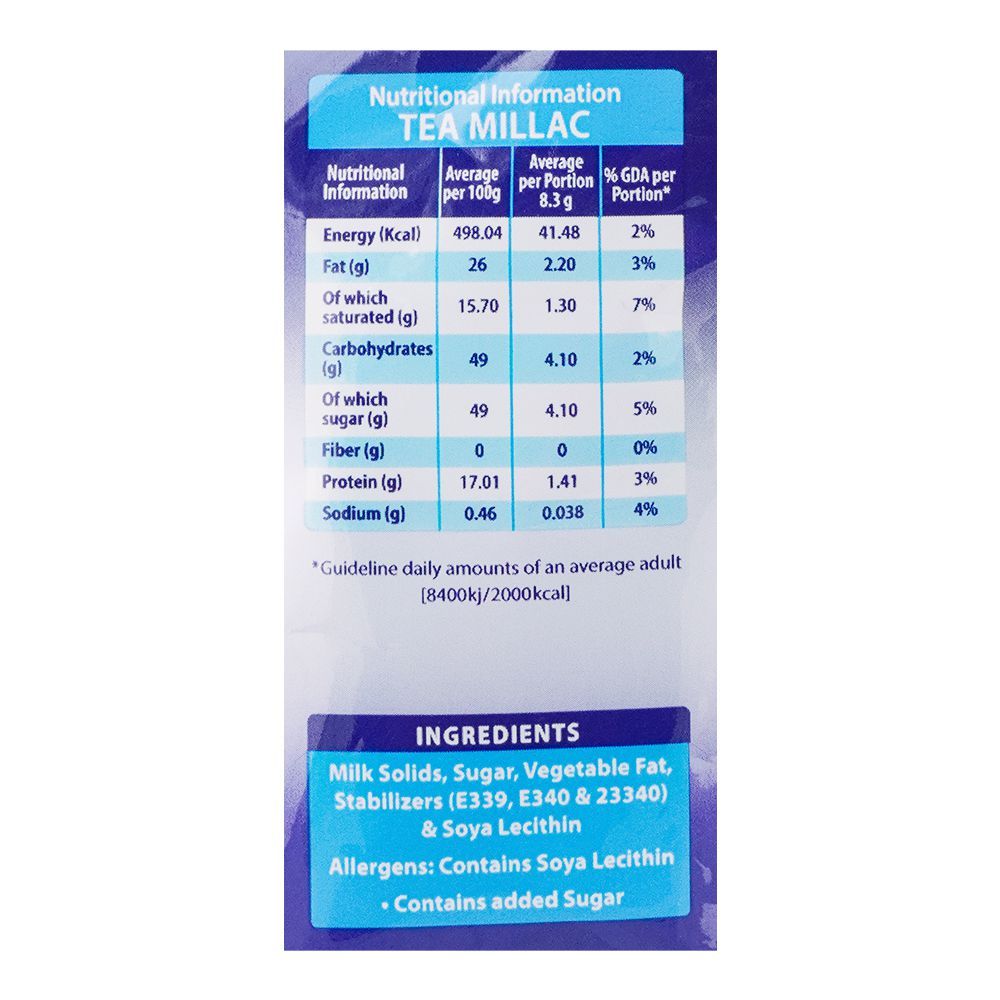 Millac Tea Millac Instant Tea Whitener, 390g - Image 3