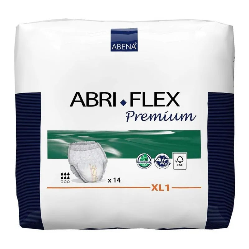 abena abri flex premium adult pull up pants, extra large, 52 68 inches, 14 pack main image