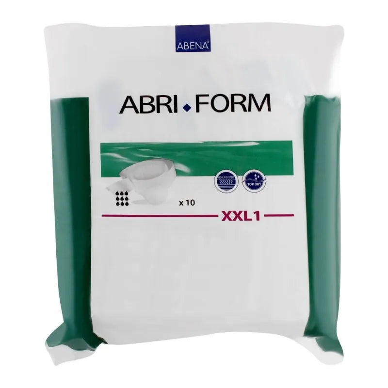 abena abri form all in one adult incontinence briefs, xxl1, 100 inches, 10 pack main image