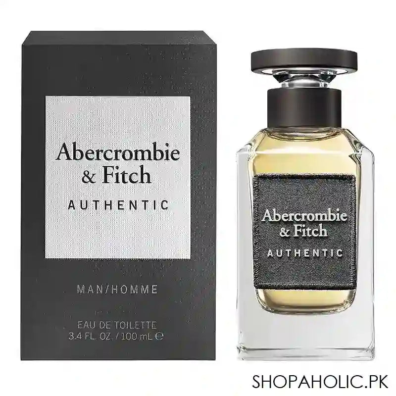 Abercrombie & Fitch Authentic Homme Eau De Toilette, For Men, 100ml - Main Image