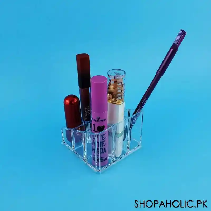 acrylic cosmetic organizer with 9 grids store image3