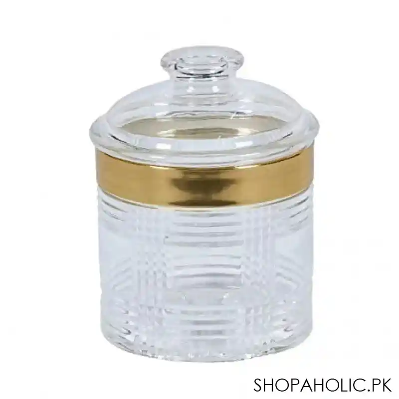 acrylic elegant round storage jar image4