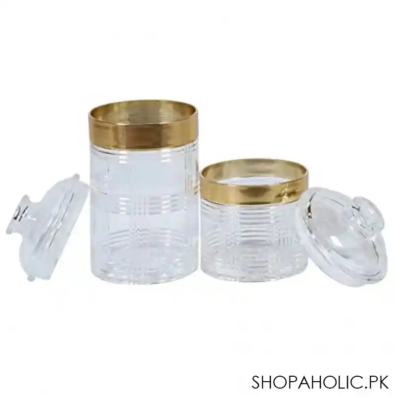 acrylic elegant round storage jar image5