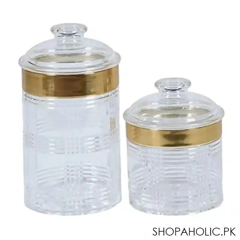 acrylic elegant round storage jar main image