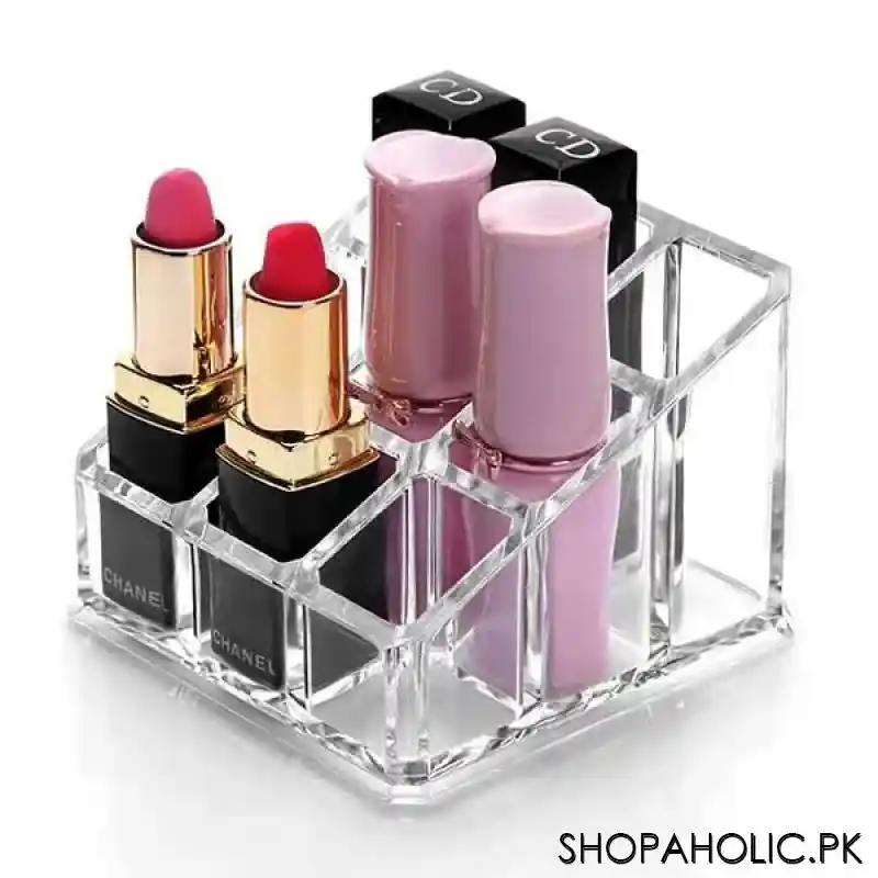 acrylic lipstick organizer with 9 grids store image2