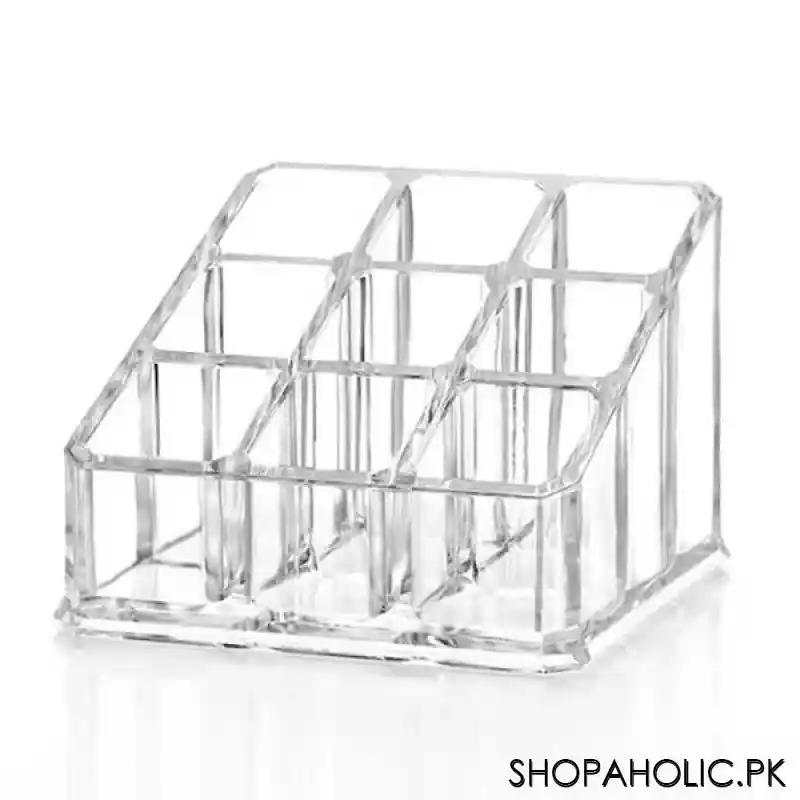 acrylic lipstick organizer with 9 grids store image3