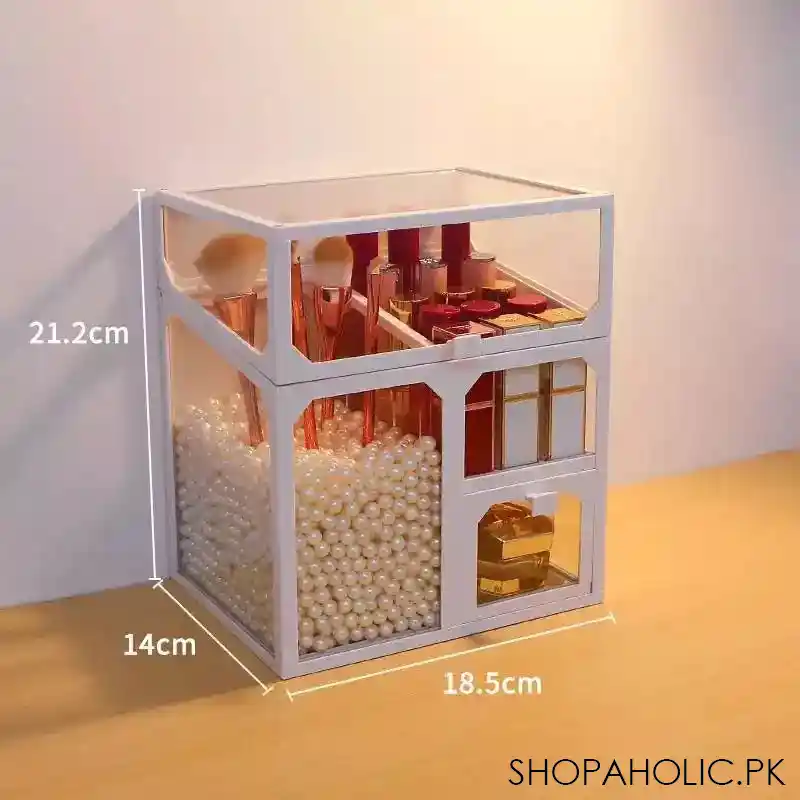 acrylic multifunctional glass cosmetic organizer image5