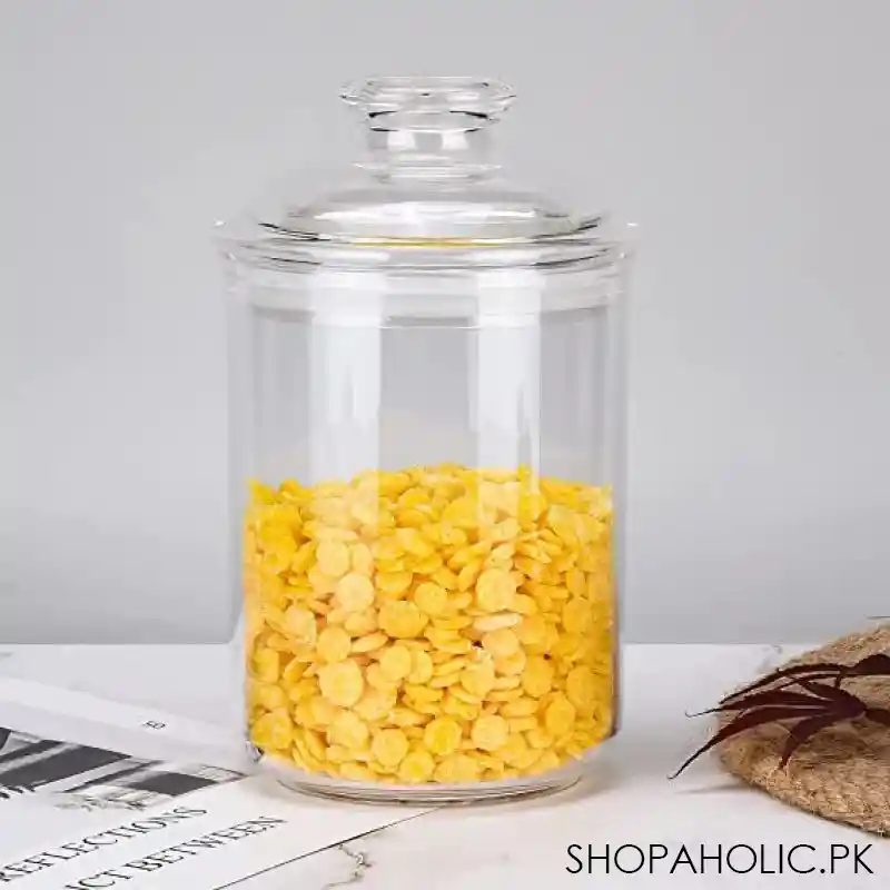 acrylic plain storage jar image3