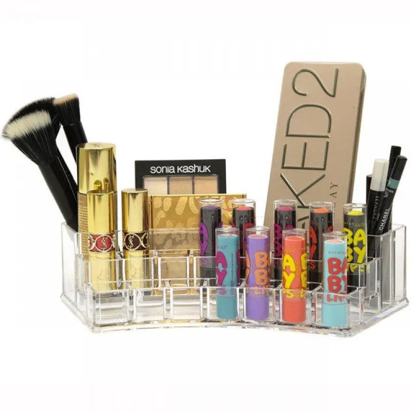 acrylic sector cosmetic organizer image3