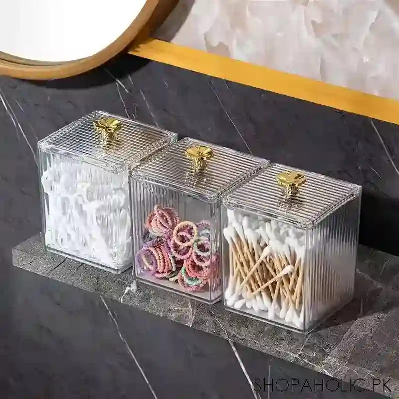 acrylic square swab storage box image2