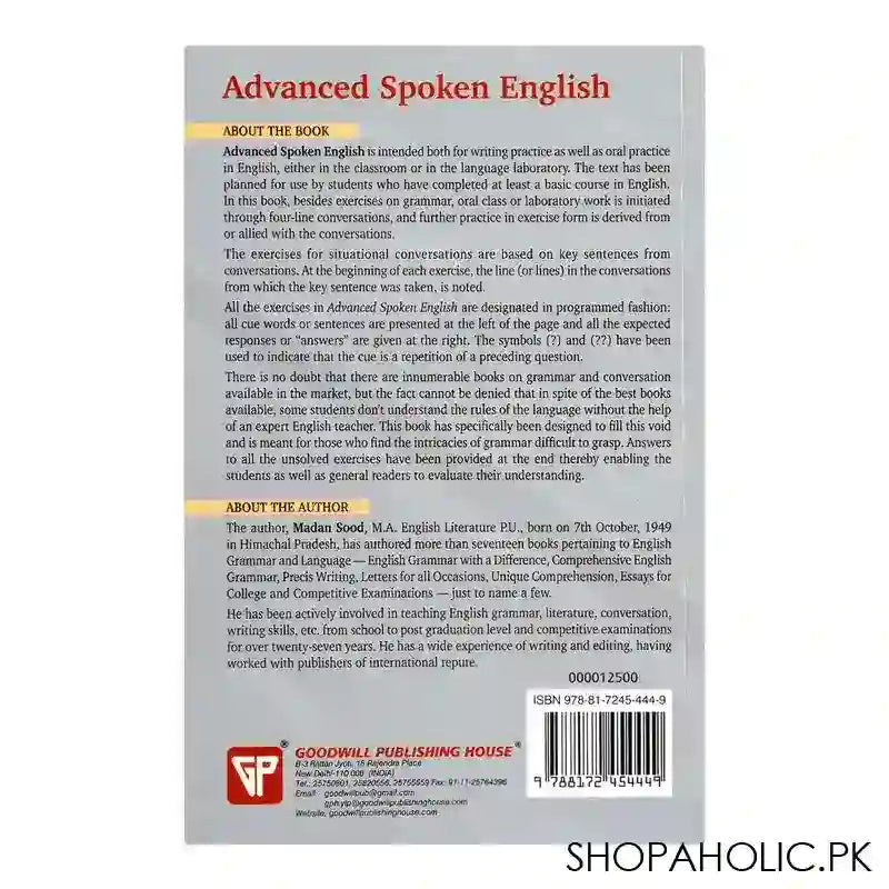 Advanced Spoken English, Book - Image 2