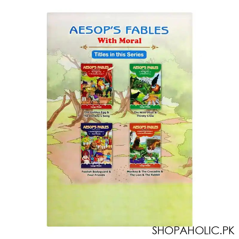 Aesop's Fables With Moral Monkey & The Crocodile & The Lion & The Rabbit, Book - Image 2