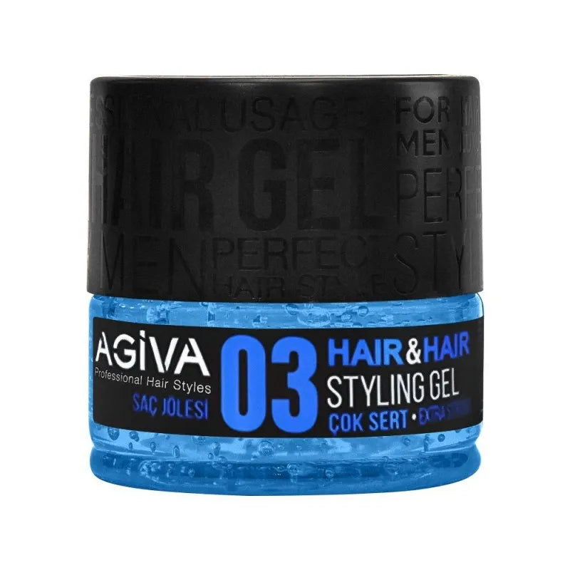 agiva professional extra strong hair styling gel, 03, 200ml main image