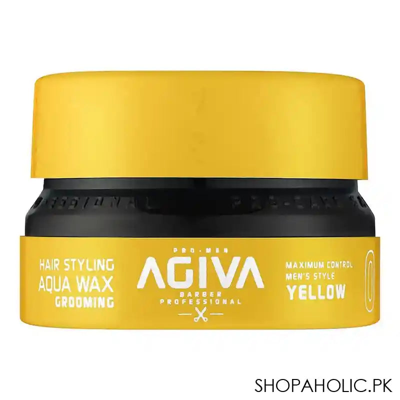 Agiva Professional Hair Styling Wax Yellow, Aqua Grooming 04, 155ml - Main Image