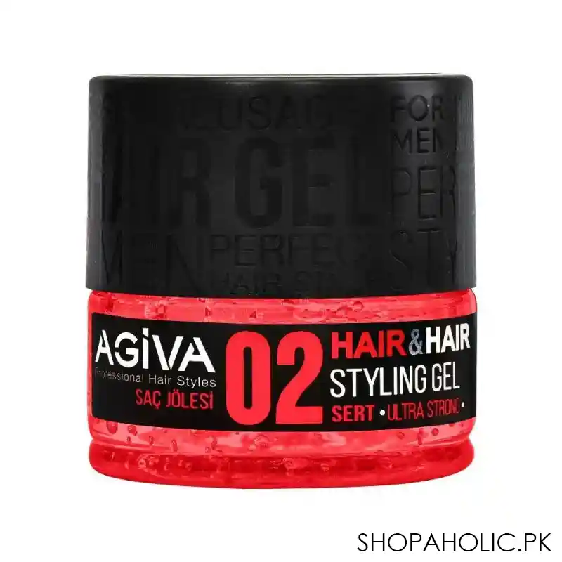 agiva professional ultra strong hair & hair styling gel, 02, 200ml main image