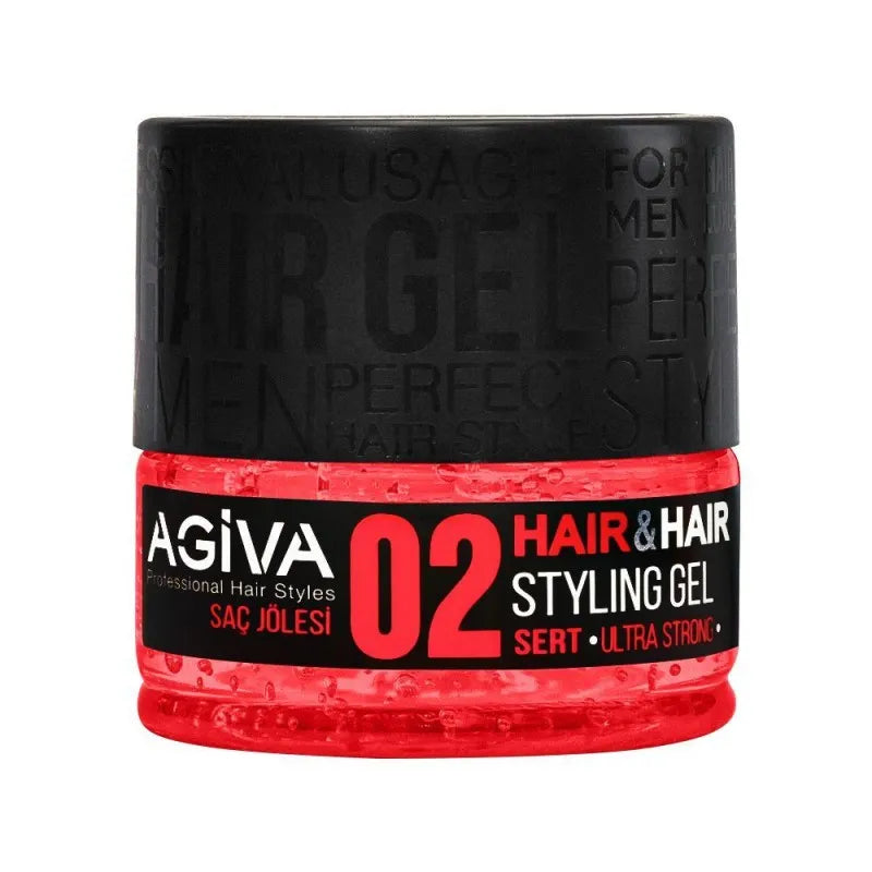 agiva professional ultra strong hair & hair styling gel, 02, 200ml main image