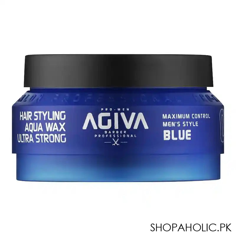 Agiva Professional Ultra Strong Hair Styling 02 Aqua Wax Blue, Hair Wax, 90ml - Main Image