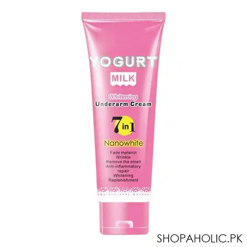 aichun beauty 7 in 1 yogurt milk under arm whitening cream, 80g main image