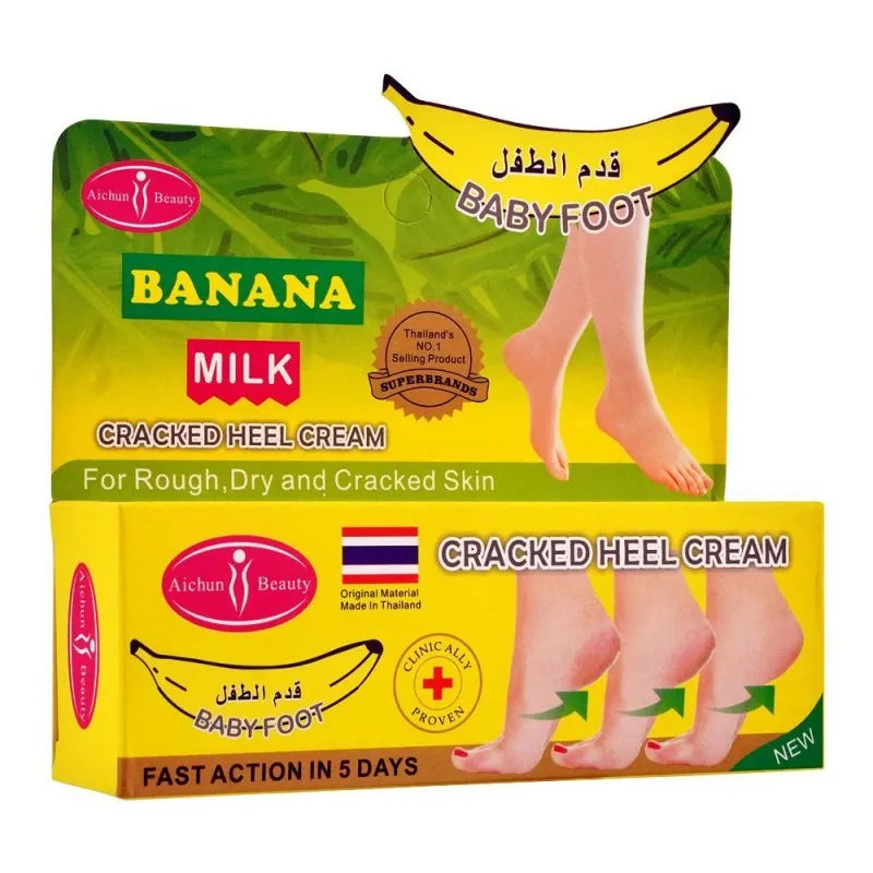 aichun beauty banana milk cracked heel cream, ac229 1, 80g main image