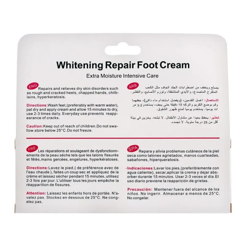 aichun beauty extra moisture milk whitening repair foot cream, ac218 5, 100g image2