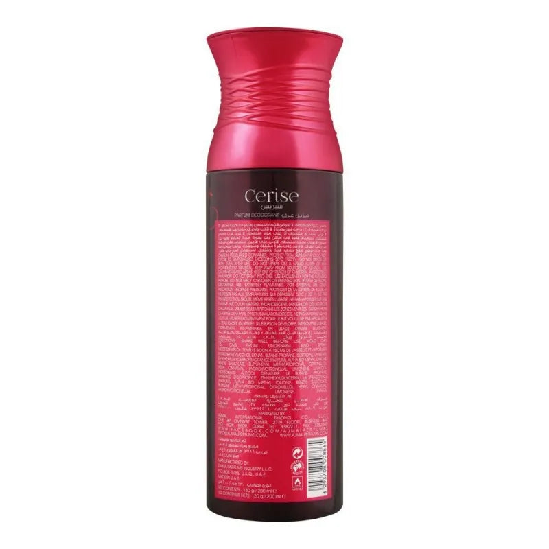 ajmal cerise pour femme deodorant, 200ml image2