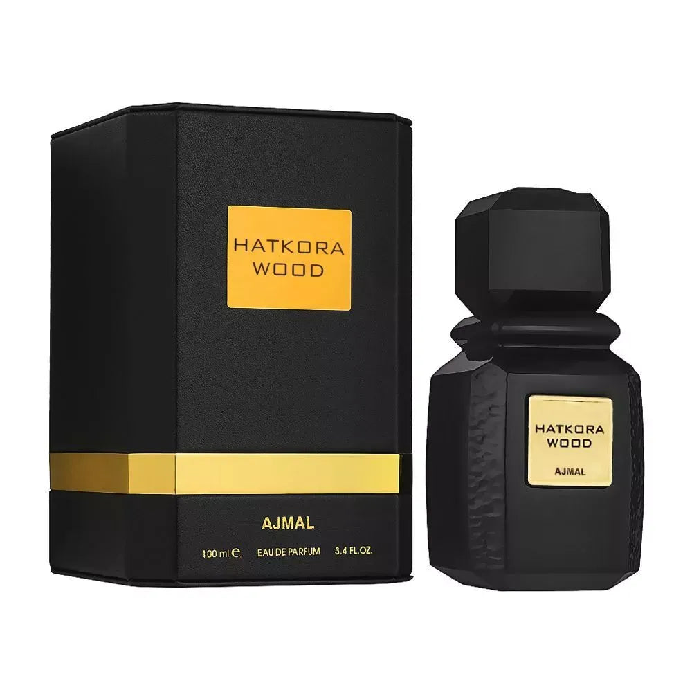 ajmal hatkora wood eau de parfum, fragrance for men & women, 100ml main image