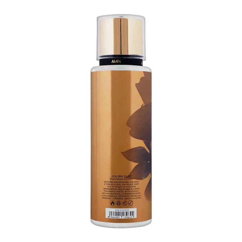 al arij golden dust fragrance mist, 250ml image2