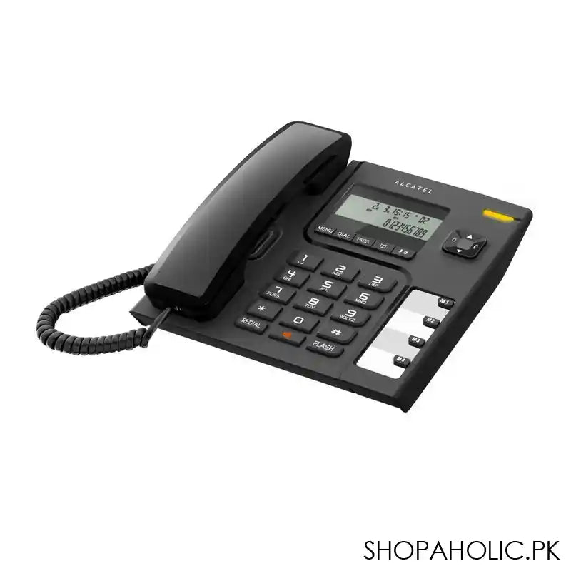 Alcatel Corded Landline Telephone, Black, T56 EX - Main Image