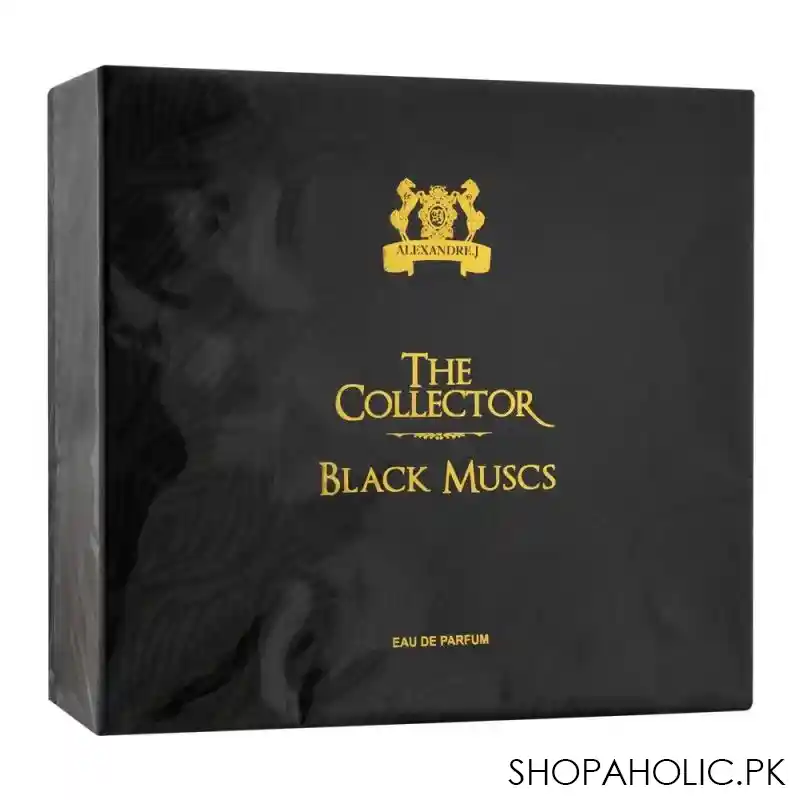 alexandre.j the collector black muscs set black musc eau de parfum, for men & women, 100ml + 8ml x6 image2