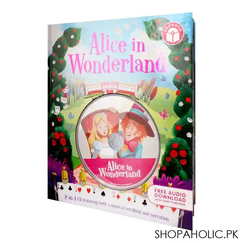 Alice In Wonderland Book With CD - Main Image