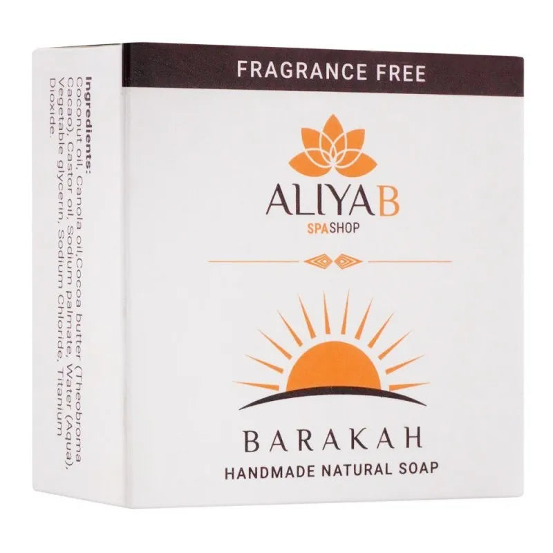 aliya b spa shop barakah natural handmade soap, 72g main image