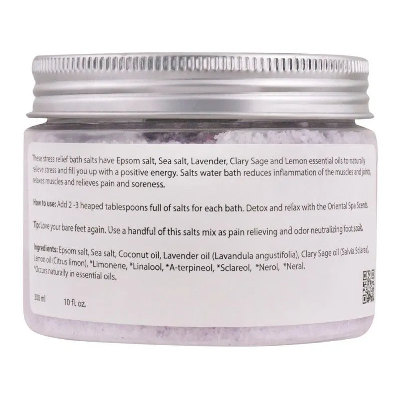 aliya b spa shop serenity bath salts, detoxifying & relaxing soap, 300g image2